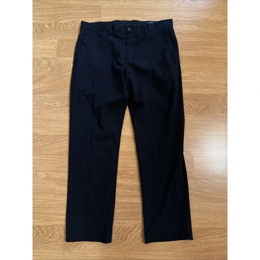 Polo Ralph Lauren Pants Men's Blue 34x30 (Act 35x29) Stretch Straight Fit Preppy
